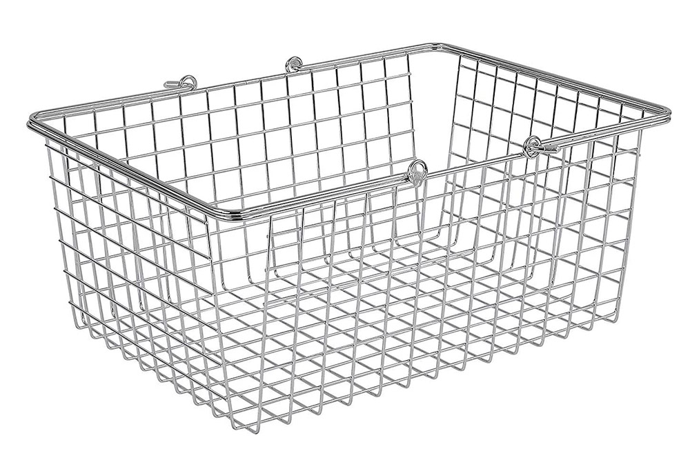 metal wire basket storage